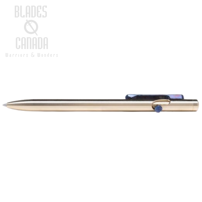 (image for) Tactile Turn Slim Bolt Action Pen Standard - Bronze w/ Timascus Bolt & Clip